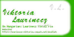 viktoria laurinecz business card